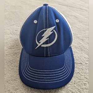 Tampa Bay Lightning Hat - One Size Fits All - Blue/White